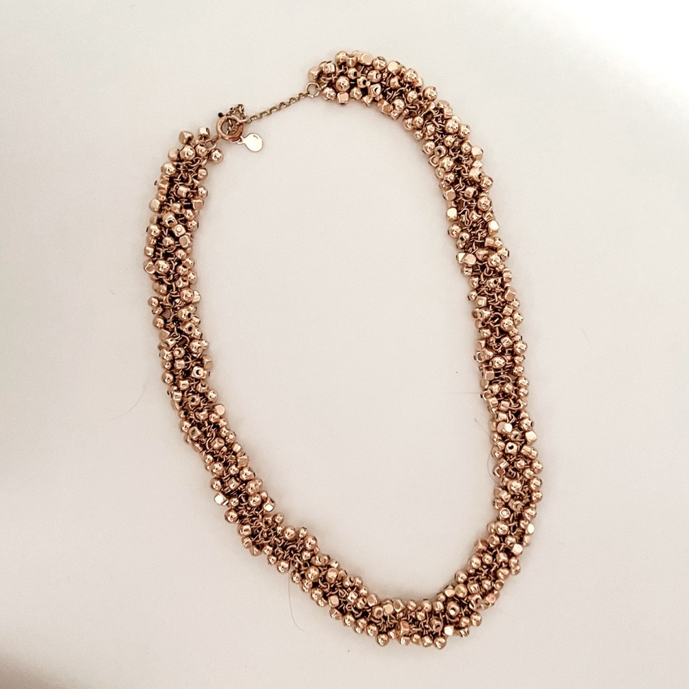 LOFT gold short statement necklace. Like new.